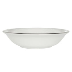 Wedgwood Signet Platinum Oatmeal Bowl, White, Dia.16cm